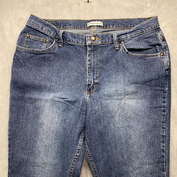 Lee Riders Jeans Womens 18M Blue Denim Straight Leg Classic Five-Pocket Stretch - Picture 3 of 16